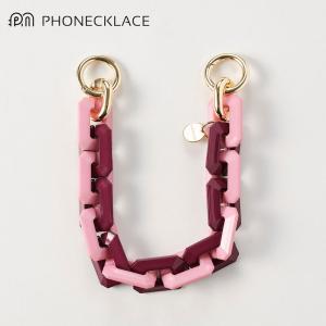 PHONECKLACE ハンドチェーンストラップ コンビ スマホiPhone用 ショットトラップ ショート 手首 外出 韓国 女性｜mycaseshop