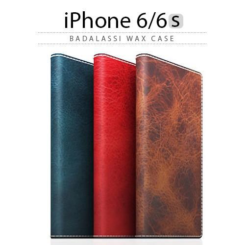 iPhone6s ケース 手帳型 SLG Design Badalassi Wax case（エスエ...
