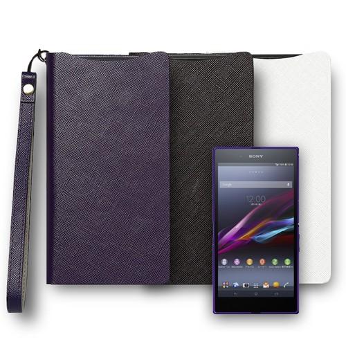 Xperia Z2 ケース 手帳型 Zenus Prestige Minimal Diary (ゼヌ...