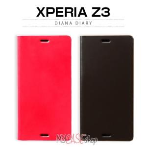 Xperia Z3 ケース 手帳型 Zenus Diana Diary （ゼヌス ダイアナダイアリー）エクスペリア｜mycaseshop