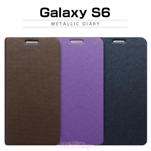 Galaxy S6 ケース 手帳型 ZENUS Metallic Diary(ゼヌス メタリックダイ...