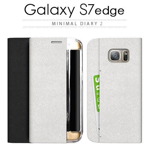 Galaxy S7 edge ケース 手帳型 ZENUS Minimal Diary 2（ゼヌス ミ...