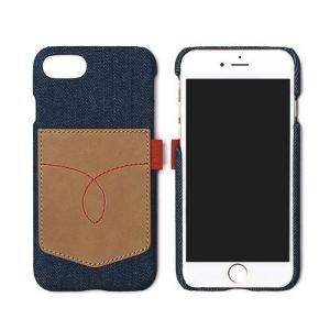 iPhone SE ケース iPhone 8/7ケース ZENUS Denim Vintage Po...