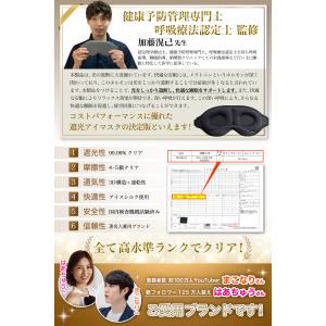 アイマスク サエギリ 睡眠グッズ 遮光率99,...の詳細画像2