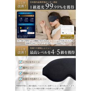 アイマスク サエギリ 睡眠グッズ 遮光率99,...の詳細画像3