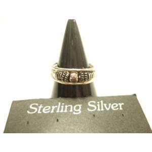 横浜最新 シルバー925銀トゥーリング/ピンキーリング♪魅惑のエスニック柄 フリーサイズ メンズレデ...