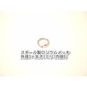 横浜最新 アクセサリーパーツ スチール製ロジウ...の詳細画像1