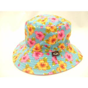 横浜最新♪魅惑のハット花フラワー リバーシブル 青/ピンク Reversible Hat 送料290...