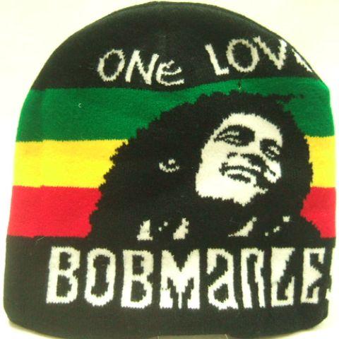 横浜最新 サイズ小さめ ボブマリー ワンラブ♪魅惑の暖かニット帽 BOB MARLEY ONE LO...