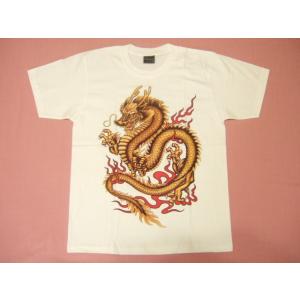 横浜最新 Mr.BIGドラゴン★魅惑のＴシャツ龍 M 白 送料無料　16aシ