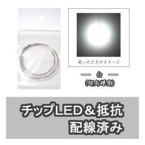 チップLED 白（超高輝度）  2本入り
