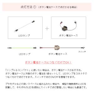 丸型3mmLEDランプ 白(高輝度)【極細リー...の詳細画像4