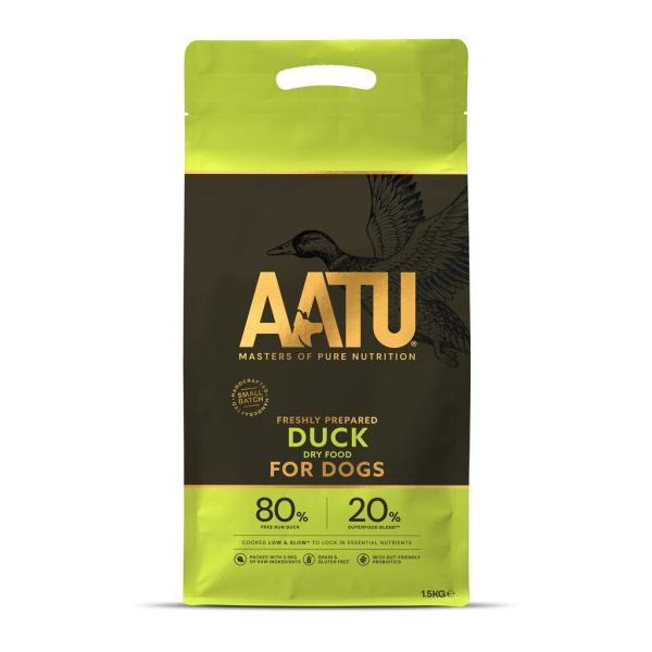 【新レシピ】　AATU　犬用　アートゥー　ダック　1.5kg