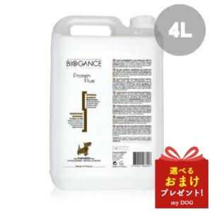 バイオガンス プロテインプラスシャンプー 業務用 4L BIOGANCE  犬用シャンプー 皮膚 かゆみ｜mydog22