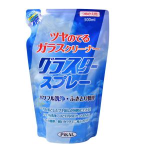 26611. 日本磨料工業 グラスタースプレー詰換用・500ml [取寄せ:欠品・生産終了の場合は入手不可]｜mydokini