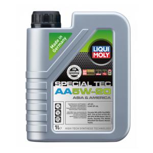 20893. リキモリ エンジンオイル. スペシャルテックAA　SAE 5W-20　API:SN　ILSAC:GF-5　容量:1リットル (LIQUI MOLY. Special Tec AA) [取寄せ]｜mydokini