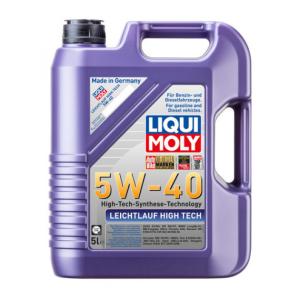 20900. リキモリ エンジンオイル. ライヒトラウフ ハイテック　SAE 5W-40　API:SN/CF　ACEA:A3/B4　容量:5リットル (LIQUI MOLY) [取寄せ]｜mydokini