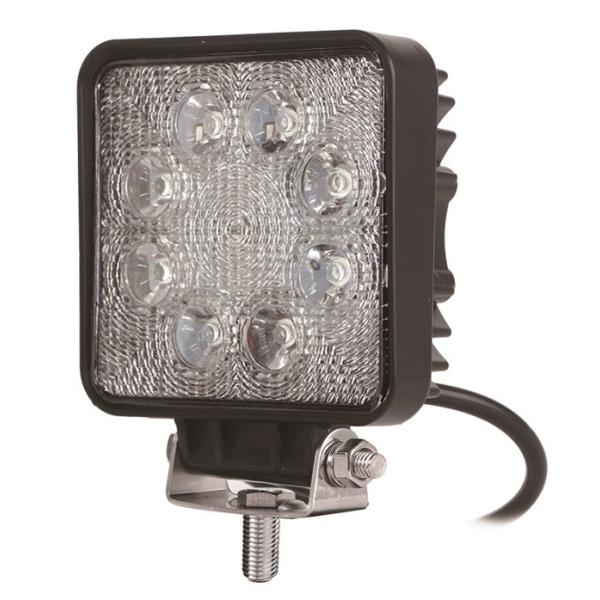 ML-18. LEDワークライト　角8灯　24W　白色 [取寄せ:欠品・完売時は入手不可]