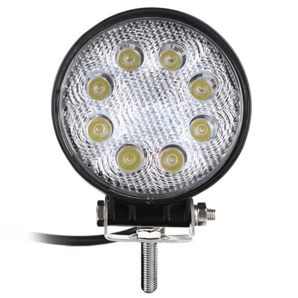 ML-31. LEDワークライト　丸8灯　電動フォークリフト対応 [取寄せ:欠品・完売時は入手不可]