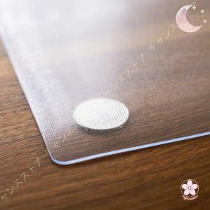 テーブルマット テーブルクロス 透明ビニールシート 光沢 透明フィルム 厚さ2mm テーブルフィルム 耐熱 防水 デスクマット 汚れ防止 家具保護フィルム 北欧