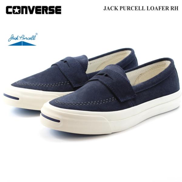 コンバース ジャックパーセル ローファー RH ネイビー CONVERSE JACK PURCELL...