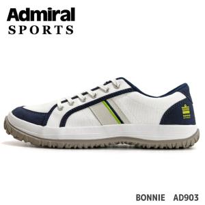 アドミラル スニーカー ボニー Admiral BONNIE AD903 ホワイトネイビー レディーススニーカー おしゃれ 白スニーカー カジュアルシューズ カジュアルスニーカー｜myfootn