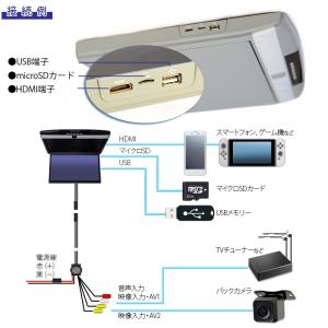 車載 フリップダウン 17.3インチ 大型 モ...の詳細画像3