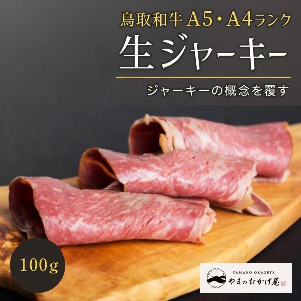 ビーフジャーキー 生 ジャーキー ビーフ 牛肉  鳥取 和牛 ギフト 100g 高級 鳥取県産 贈り...