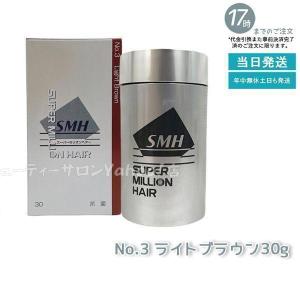 定形外郵便 ルアン スーパーミリオンヘアー 30g No.3 ライトブラウン 髪 頭 薄毛隠し 分け目 つむじ ボリューム ふりかけ｜mygift2