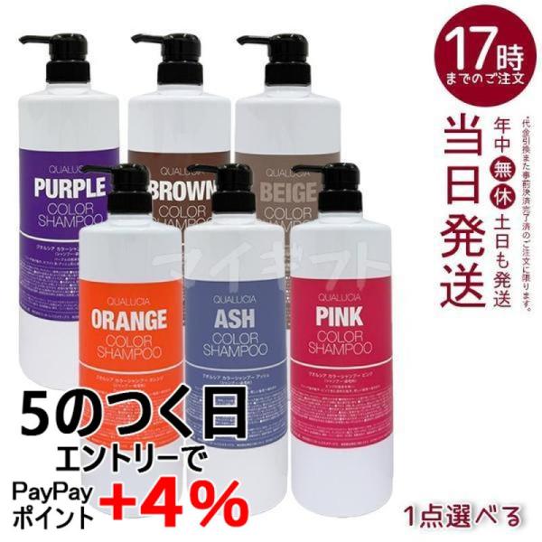 フィヨーレ クオルシア カラーシャンプー 1000ml オレンジ ピンク パープル アッシュ ブラウ...