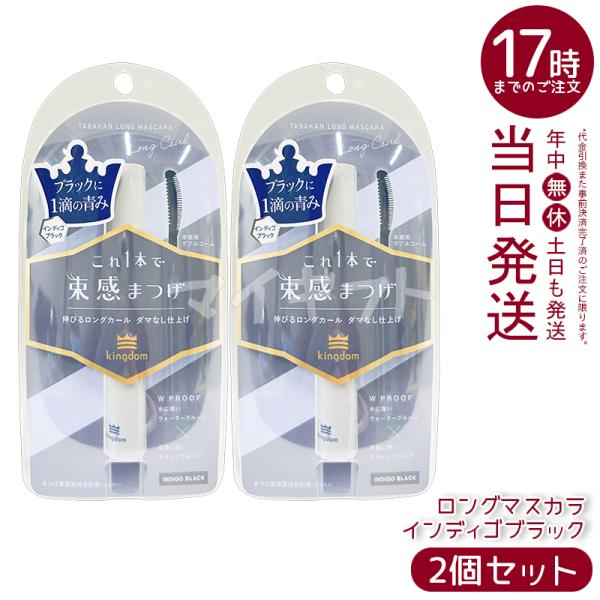kingdom キングダム 束感カールマスカラ インディゴブラック 2個セット マスカラ 伸びる束感...