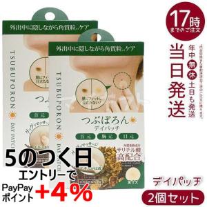 リベルタ つぶぽろん デイパッチ 36粒 2個セット 和漢エキス 角質粒ケア 首元 胸元 目元 角質柔軟成分 サリチル酸 角質 角質粒 ピーリング イボ 首