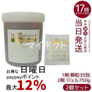 メディプローラー ジェルマスク 炭酸パック 業務用 30回分 2個セット Mediplorer カップ・スパチュラ付 フェイスパック マスク 炭酸ガスパック CO2パック
