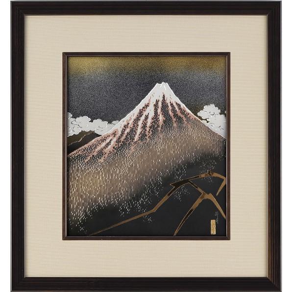 額 パネル 電鋳額 北斎富士山 絵画 玄関 飾る おしゃれ 壁掛け 絵 インテリア プレゼント 絵画...