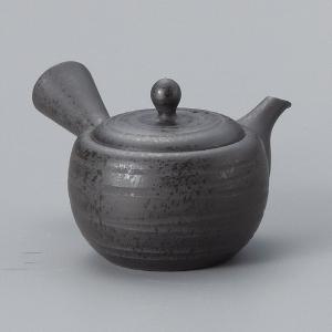 急須 きゅうす ティーポット 常滑焼急須 深蒸し急須/小さい急須 柏陽小丸黒スジ急須 ギフト プレゼ...