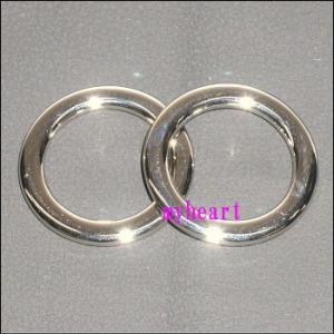 平リング　ゴールド・ニッケル・黒ニッケル・アンティーク（内径21mm）4個セット（材料）