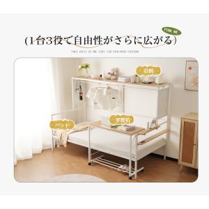 システムベッド ロフトベッド シングル スチー...の詳細画像3