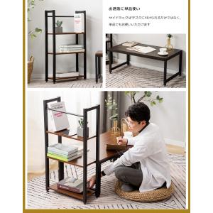 パソコンデスク ロータイプ 一体分離両用 シェ...の詳細画像5