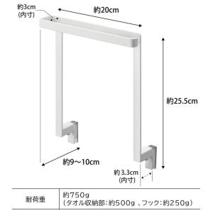 山崎実業 tower キッチンシンク下収納扉タ...の詳細画像3