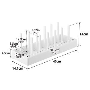 山崎実業 tower シンク下幅調節鍋蓋&フラ...の詳細画像3