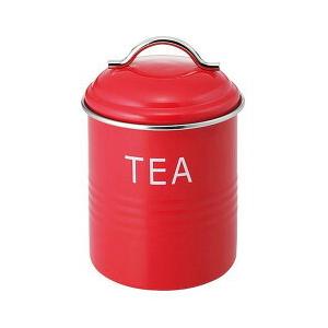 TEA 赤 キャニスター バーネット 佐藤金属興業