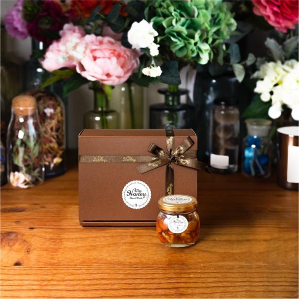 【MYHONEY公式】マイハニー ナッツの蜂蜜漬けM(80g)/ブラウンギフトボックス(S)+MYH...