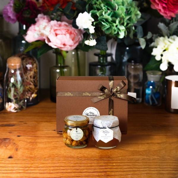 【MYHONEY公式】ナッツの蜂蜜漬けエトワールM(90g)+マヌカハニーブレンド(90g)【MGO...
