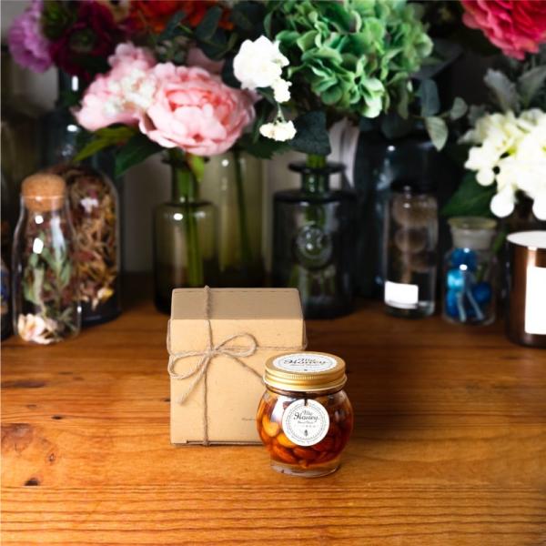 【MYHONEY公式】マイハニー ナッツの蜂蜜漬けL(200g)/ナチュラルクラフトボックス(S)+...