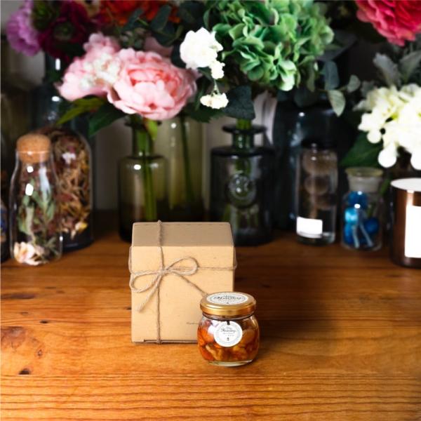 【MYHONEY公式】マイハニー ナッツの蜂蜜漬けM(80g)/ナチュラルクラフトボックス(S)+麻...