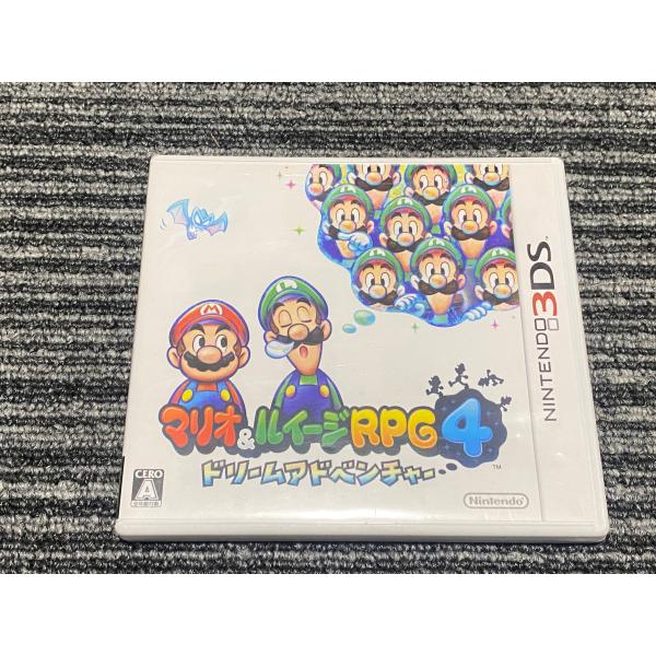 任天堂 3DS ソフト マリオ＆ルイージ RPG4 ドリームアドベンチャー ケース付き