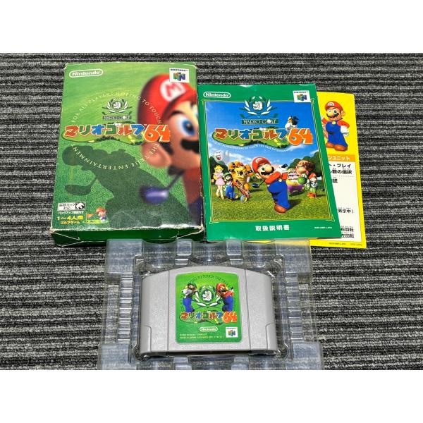 NINTENDO 64 カセット ソフト マリオゴルフ64 N64 箱 説明書付き