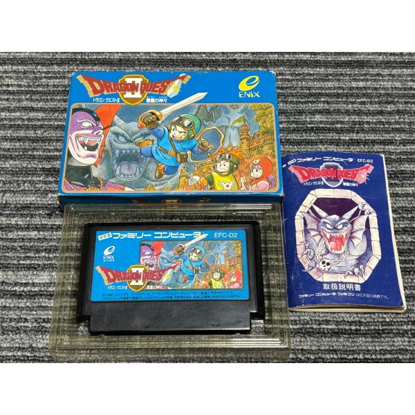 ファミコン カセット ソフト ドラゴンクエスト2 DRAGON QUEST II 悪霊の神々 FC ...