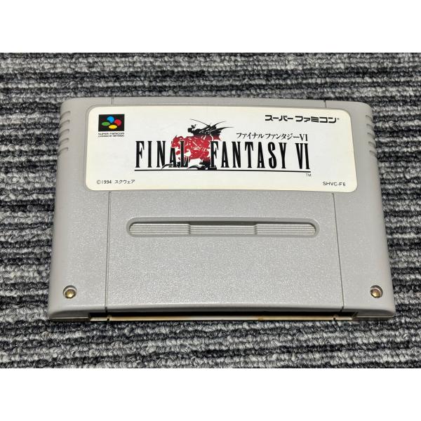 スーパーファミコン カセット ソフト ファイナルファンタジーVI FF6 SFC （4）