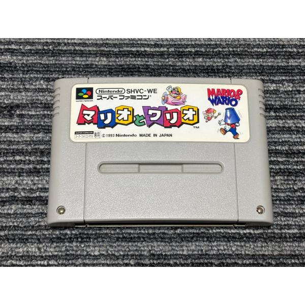 スーパーファミコン カセット ソフト マリオとワリオ SFC